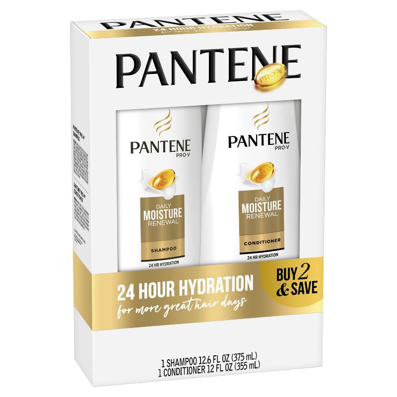 Pantene Pro-V Daily Moisture Renewal Shampoo and Conditioner Bundle