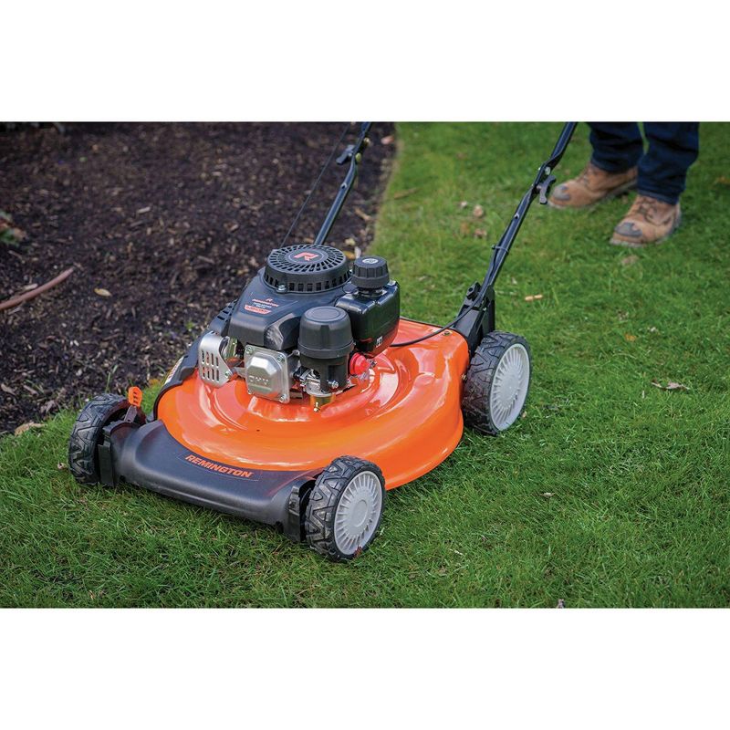 Remington 11A-A0MA883 RM110 Trail Blazer 21 in./ 132cc Gas Push Lawn Mower with Side Discharge and Mulching