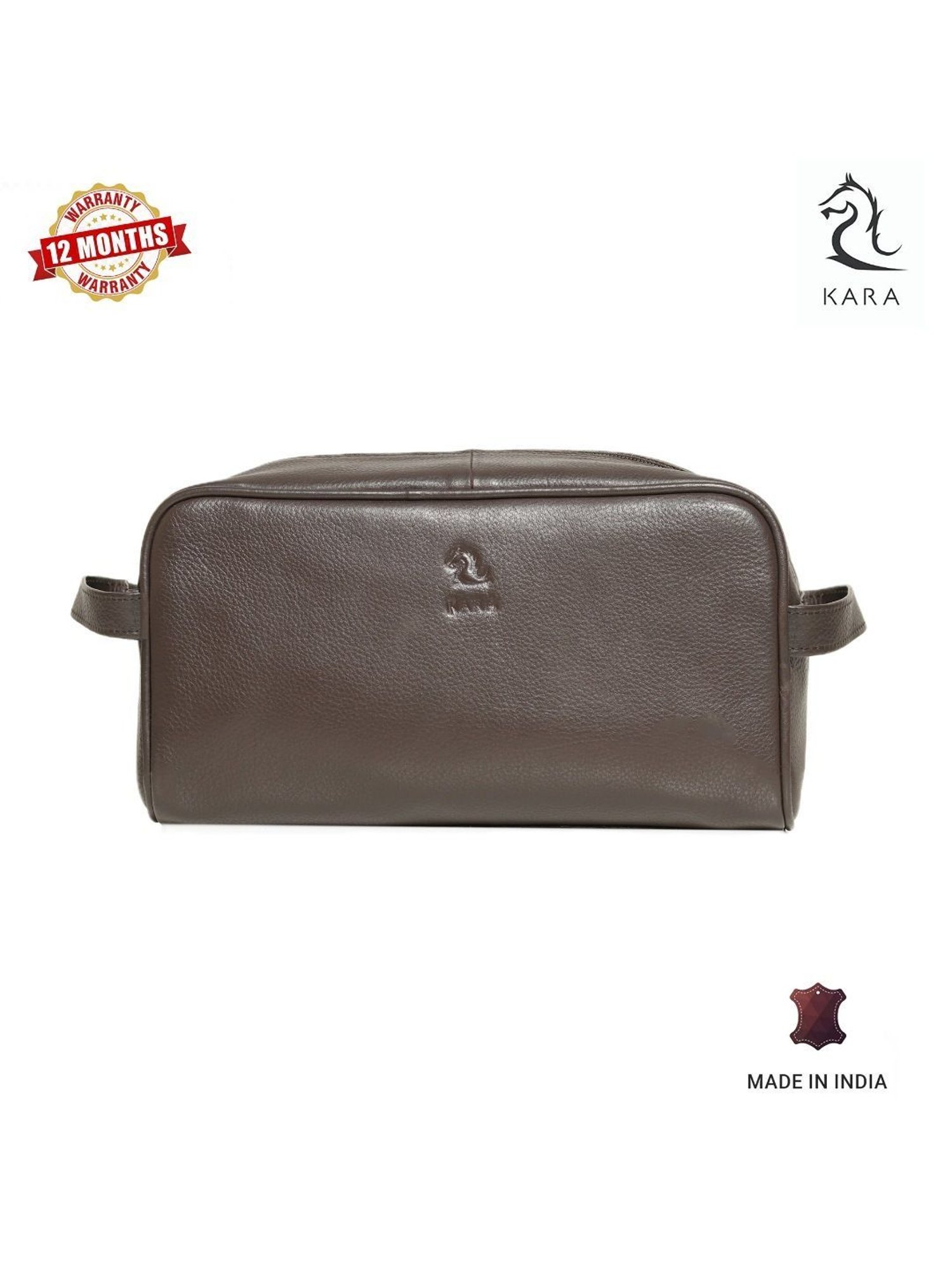 Kara Tan Textured Large Pouch