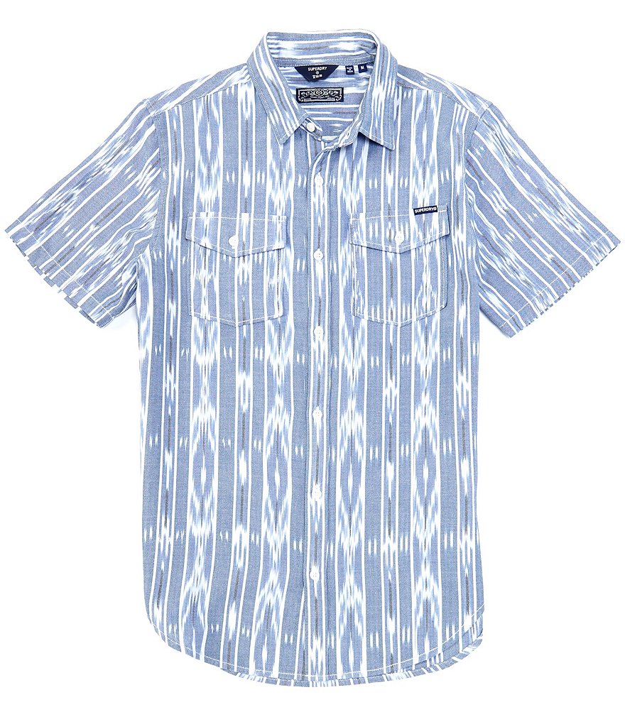 Superdry Short-Sleeve Loom Denim Woven Shirt