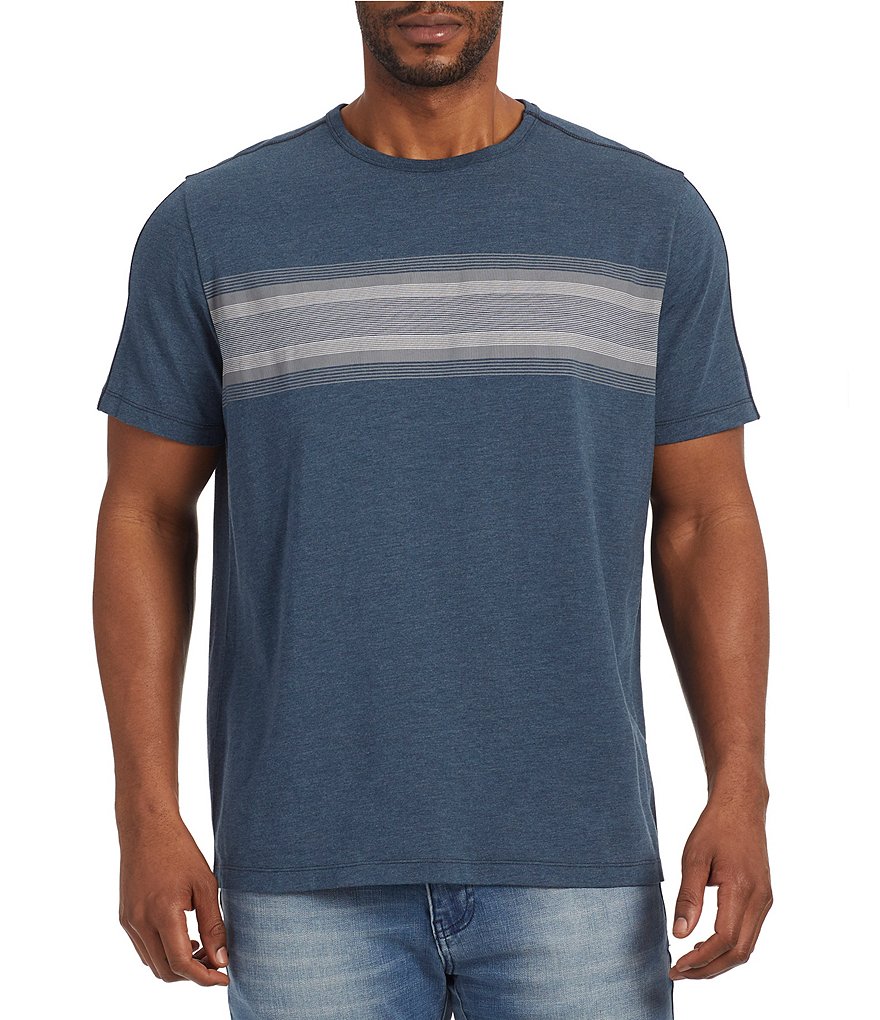 Flag And Anthem Short-Sleeve MadeFlex Driscoll Striped Crew T-Shirt