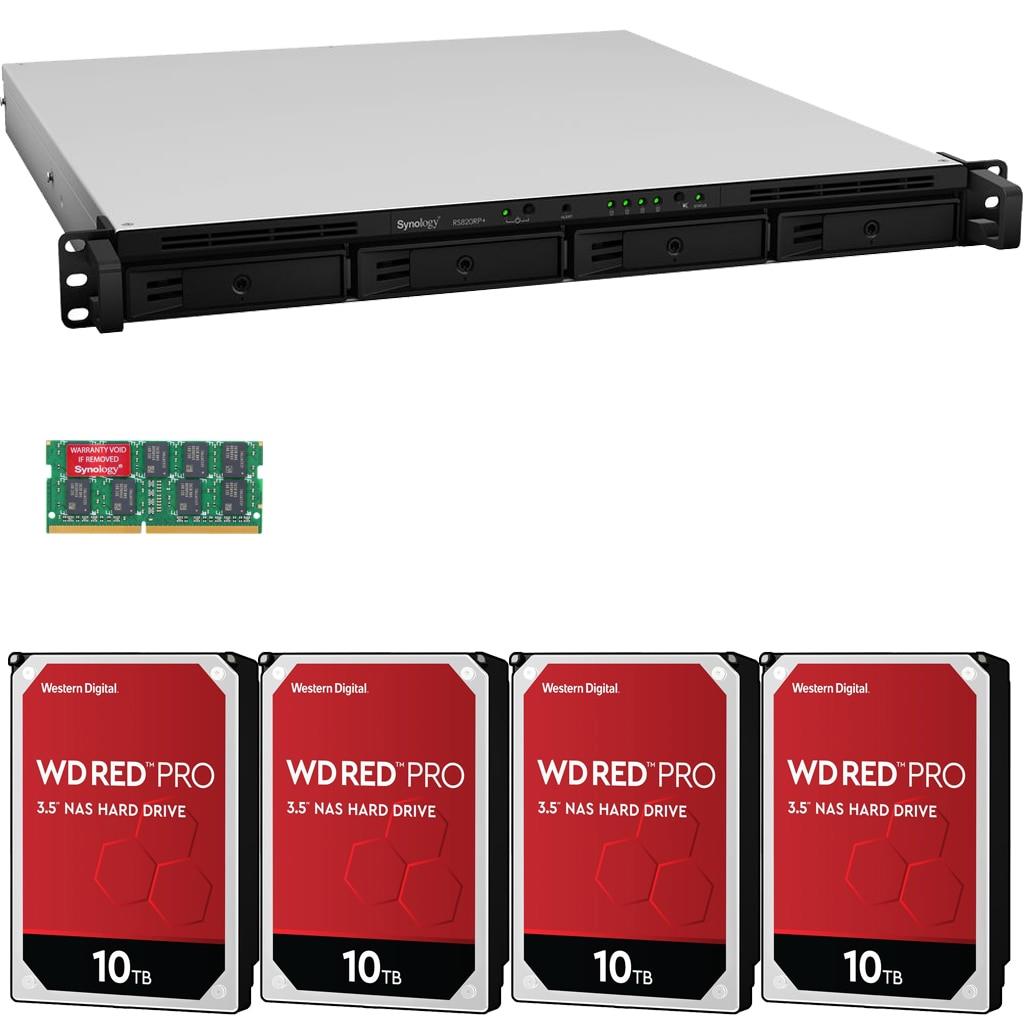Synology RS820RP+ 4-Bay RackStation NAS with 48TB (4x12TB) of Western Digital RED PRO NAS Drives Fully Assembled Tested By CustomTechSales