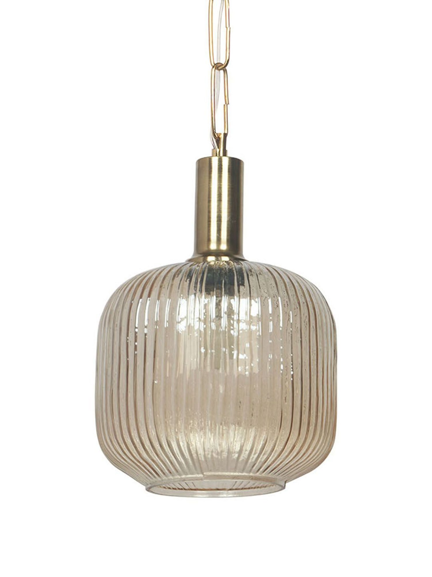 FOS LIGHTING Contemporary Gold Glass Pendant Hanging Light