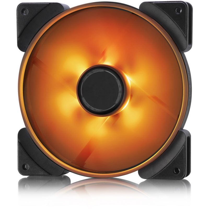 Fractal Design Prisma AL-14 Cooling Fan - 63.3 CFM - 19.4 dB(A) Noise - LLS Bearing - 3-pin - RGB LED - Rubber - 11.4 Year Life