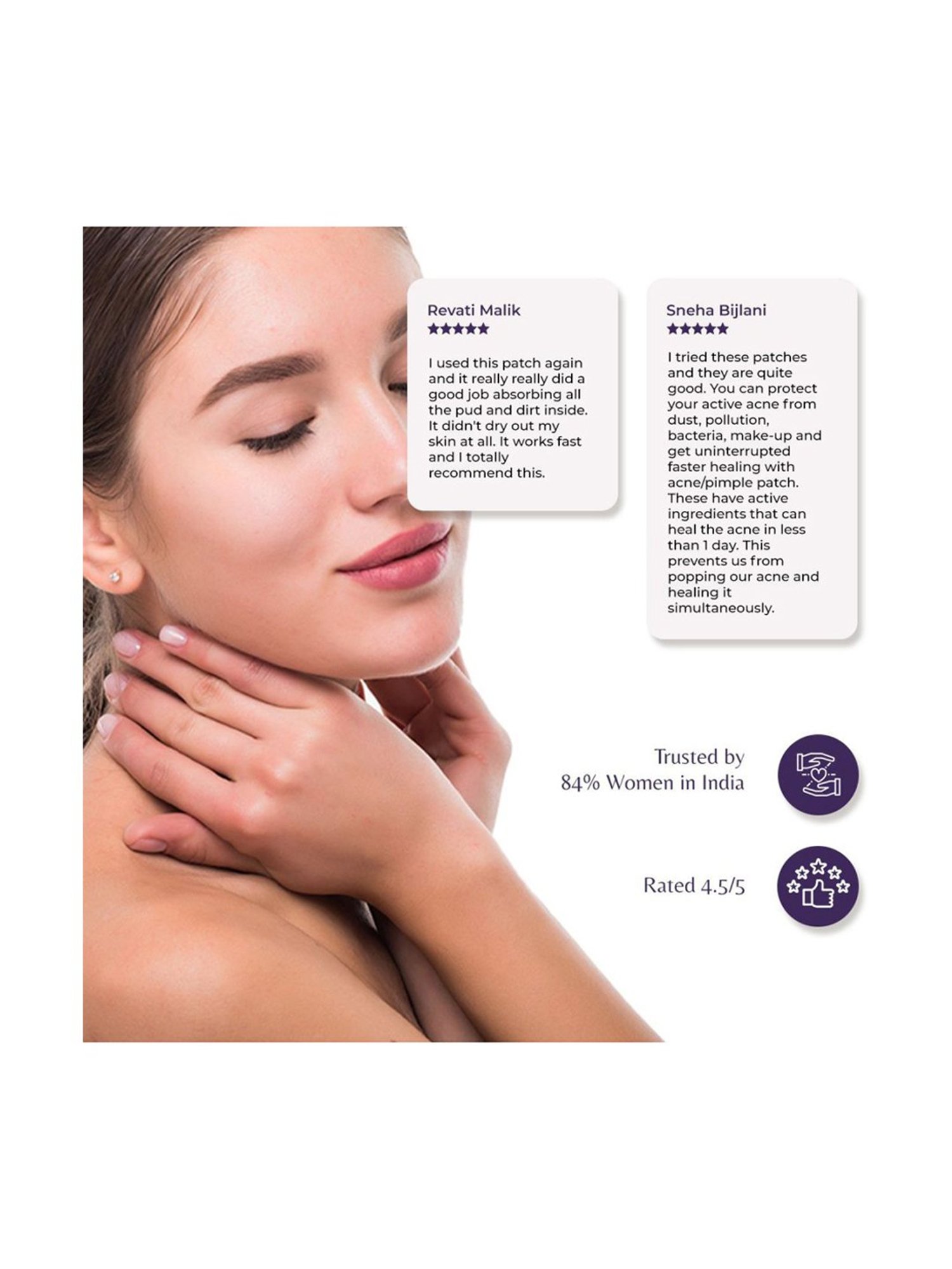 Gush Dart It Hydrocolloid Pimple Patches Combo - Mega Pack of 6