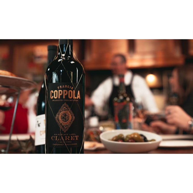 Francis Coppola Diamond Black Label Claret Cabernet Sauvignon Red Wine - 750ml Bottle