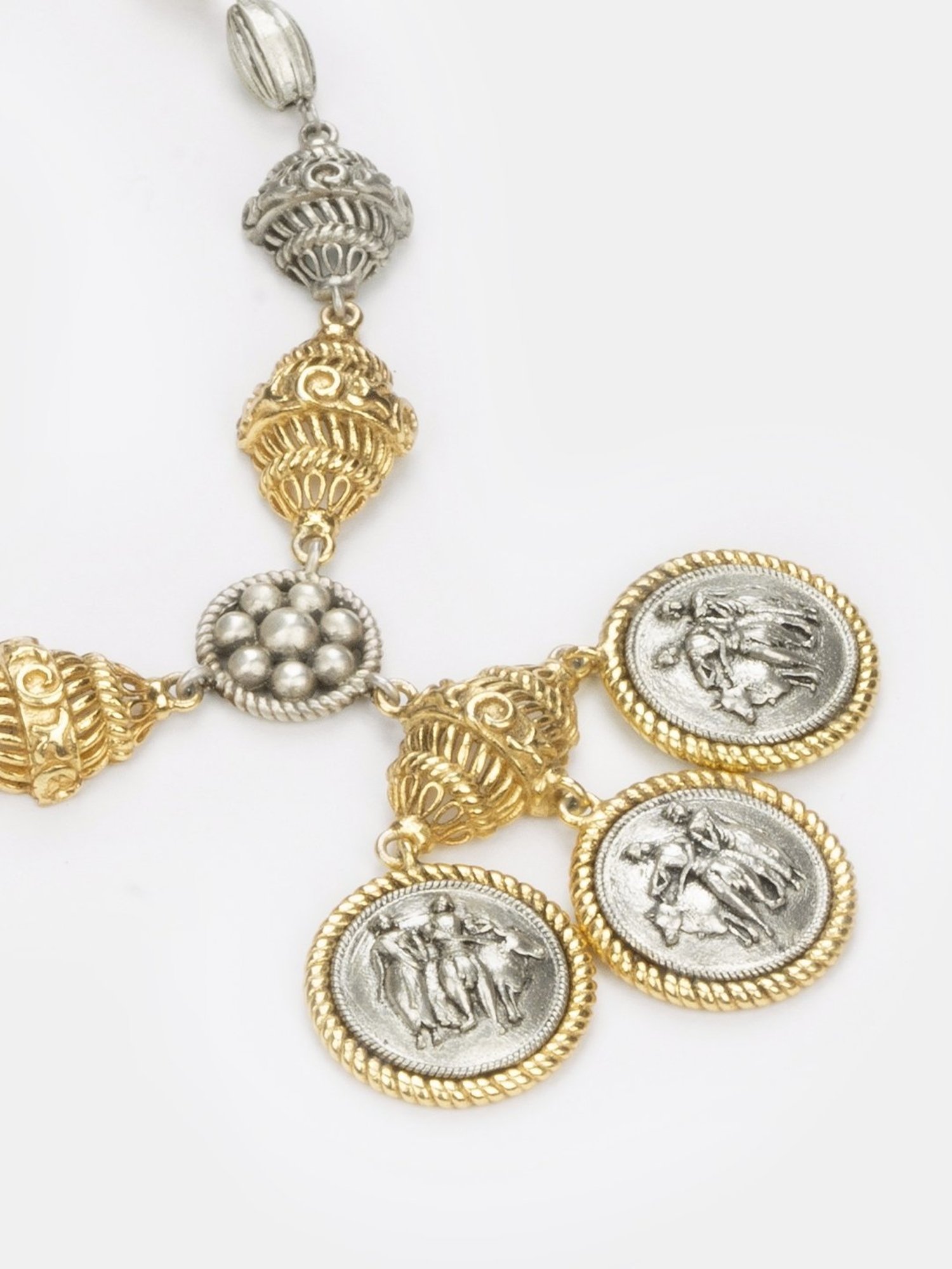 Shaya 92.5 Sterling Silver Jodi Coin Armlet for Women