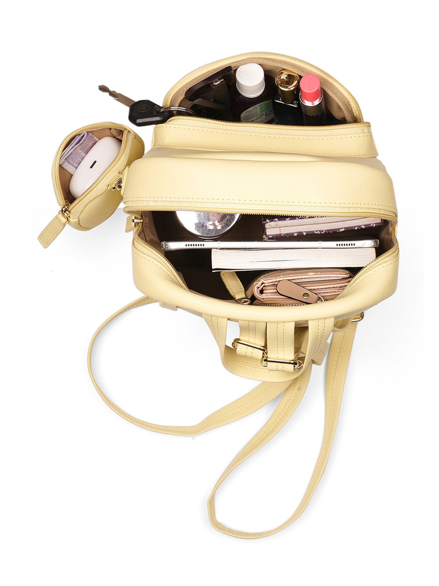 Glo By Globus Yellow Small Backpack