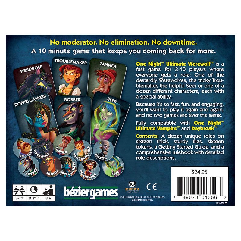 One Night Ultimate Werewolf Game