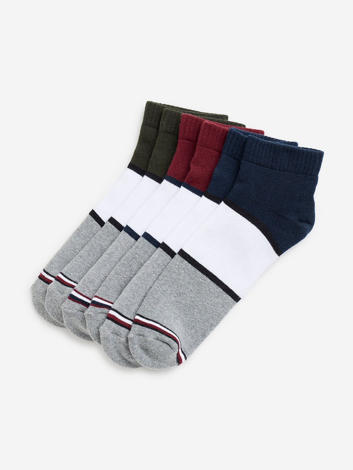 WES Lounge by Westside Wine Full-Length Cotton Socks - Pack of 3
