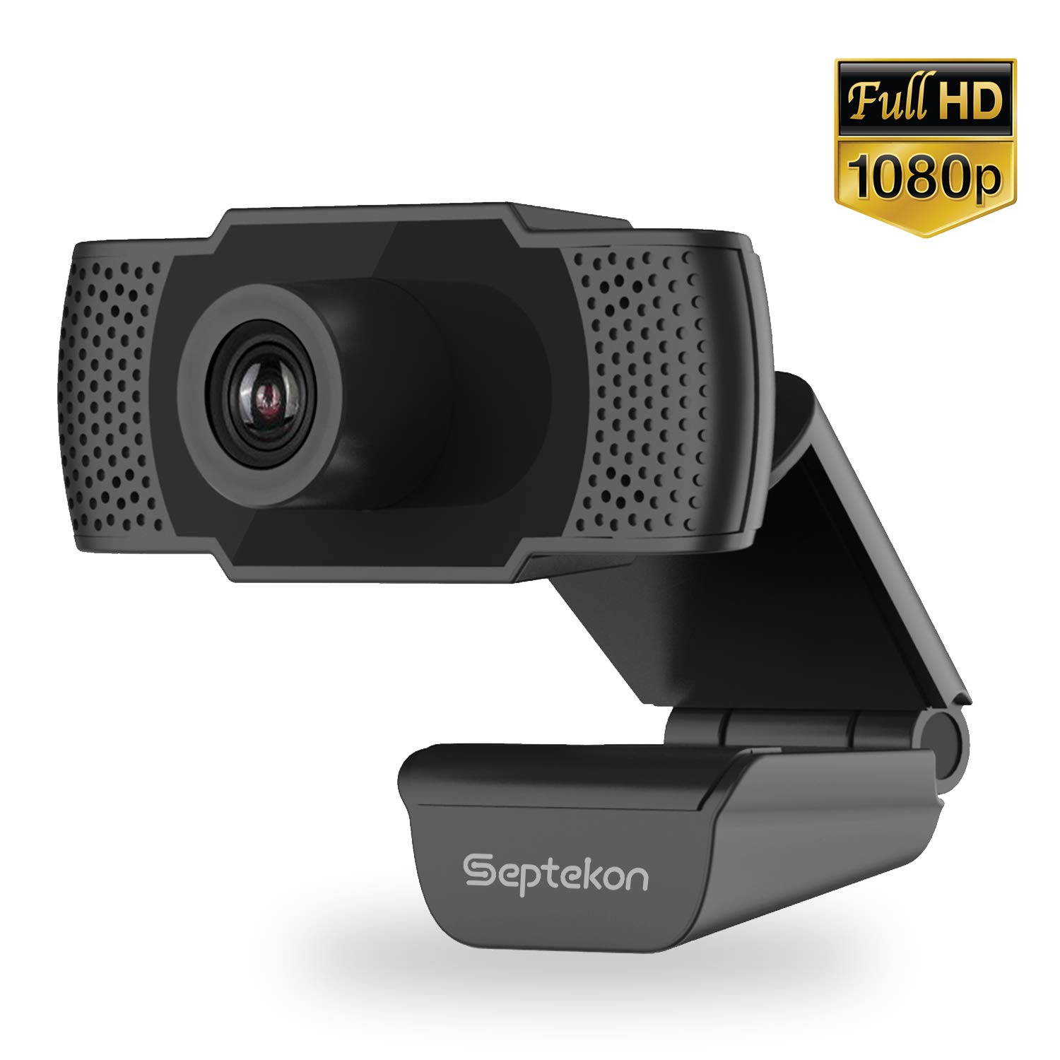 1080P HD Webcam with Microphone, Streaming Computer Web Camera for Laptop/Desktop/Mac/TV, USB PC Cam for Video Calling, Conferencing, Gaming