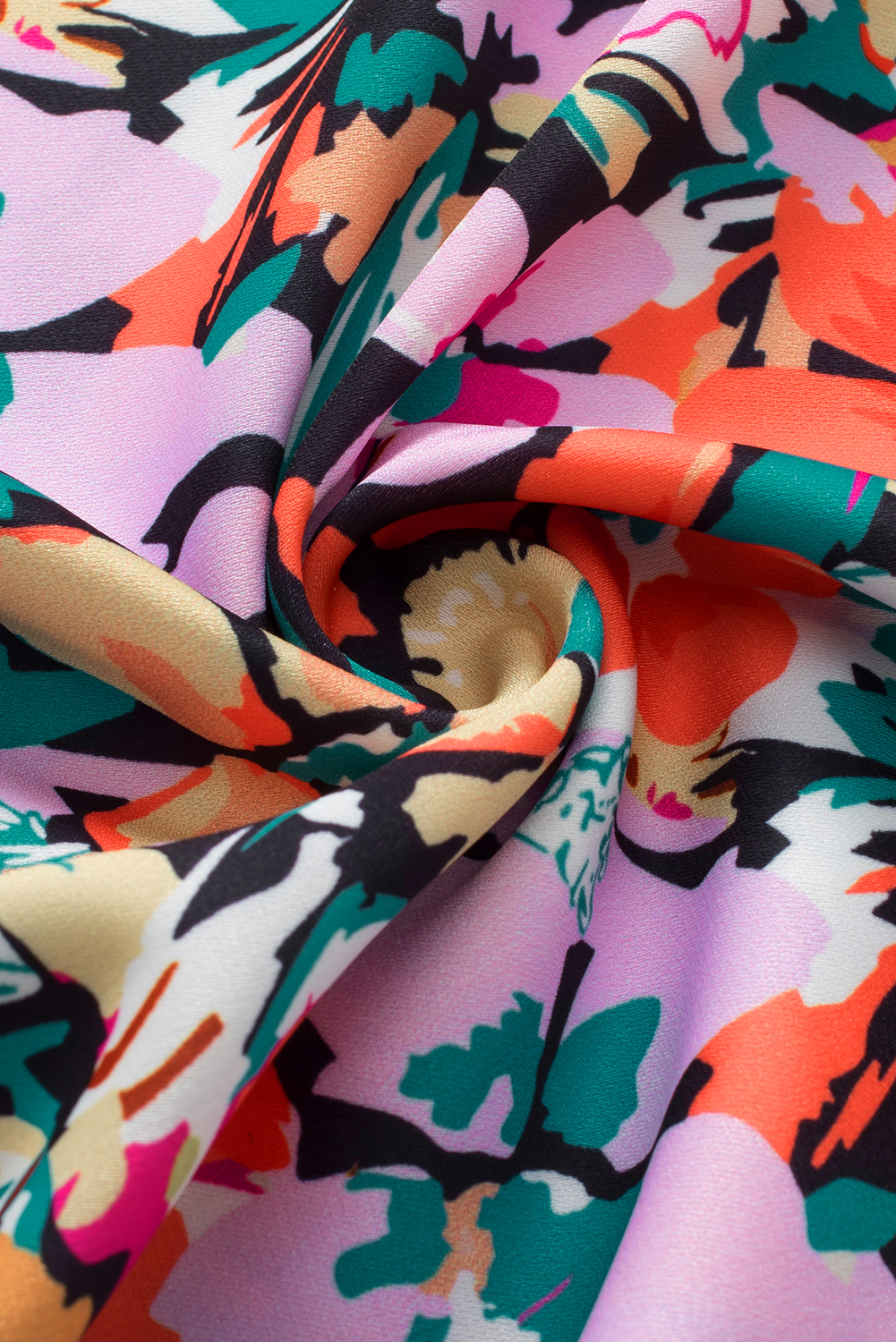 Multicolour Boho Floral Print Ruffle Blouse