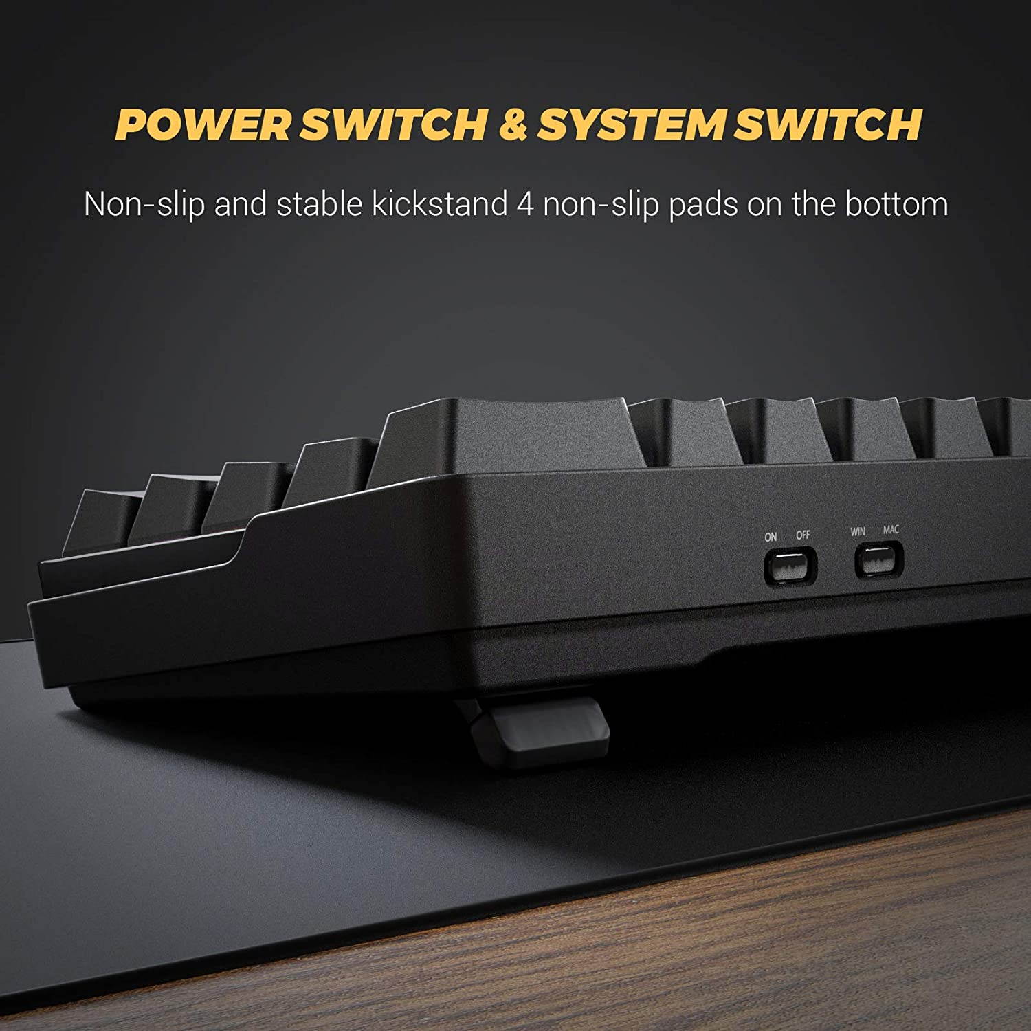 Glorious Modular Mechanical Gaming Keyboard (GMMK)- Barebone Edition (DIY Assembly Required) (Full Size, Black) + Glorious Black Aura Keycaps (Bundle)