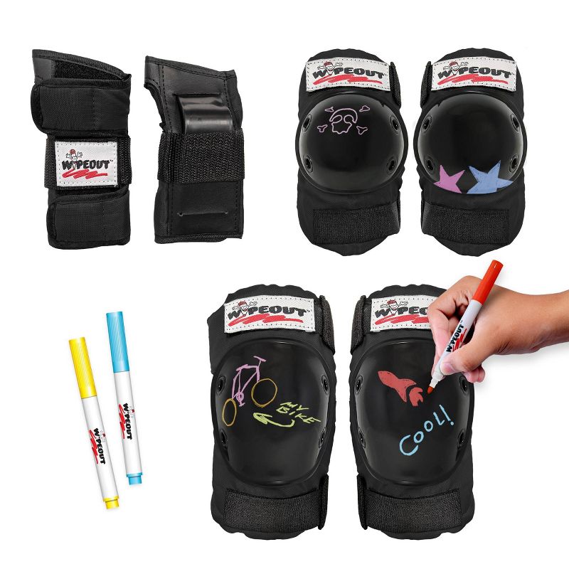 Wipeout Dry Erase Youth 5+ Pad Set 3pk - Black