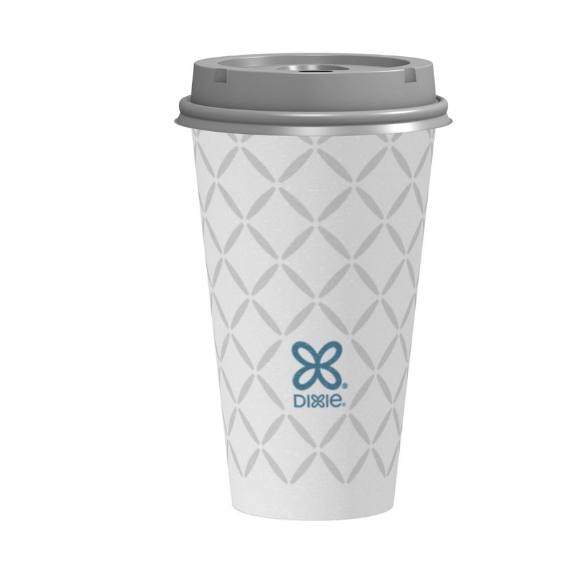 Dixie To Go Hot Beverage Cups & Lids - 22ct/16oz