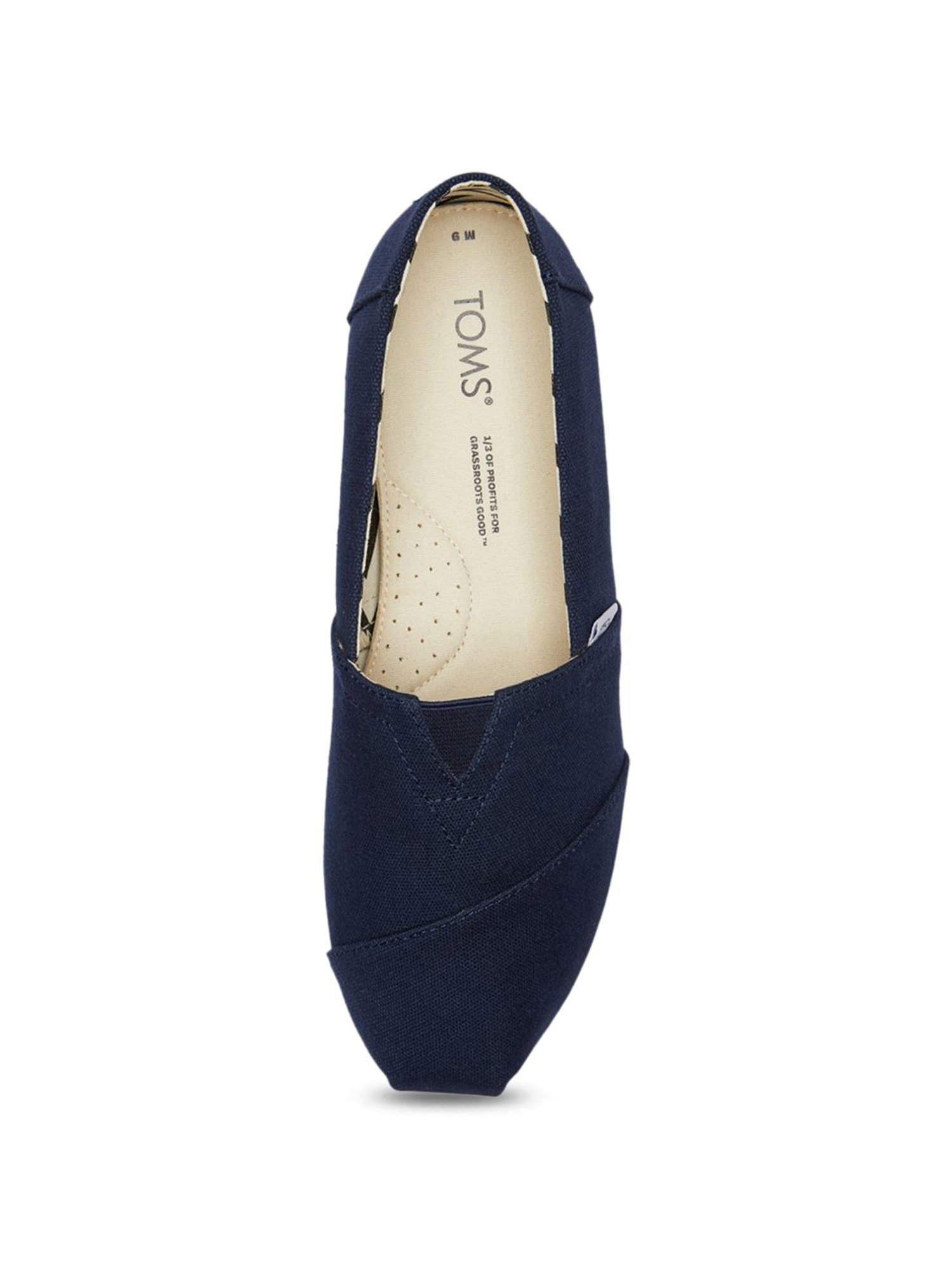 TOMS Men's Alpargata Navy Shoes