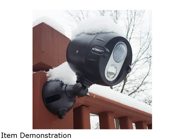 Mr Beams MBN352 Wireless Motion Sensing 200 Lumen LED NetBright&reg; Networked Spotlights, Brown, 2-Pack