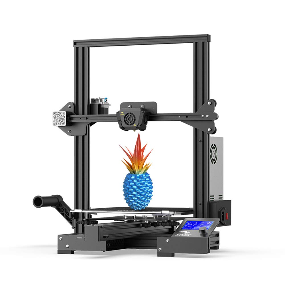 Creality Ender 3 Max 3D Printer with Large Print Size 300x300x340mm, 32bits Silent Mainboard, Reliable Meanwell Power Supply, All Metal Extruder, Tempered Carborundum Glass Bed