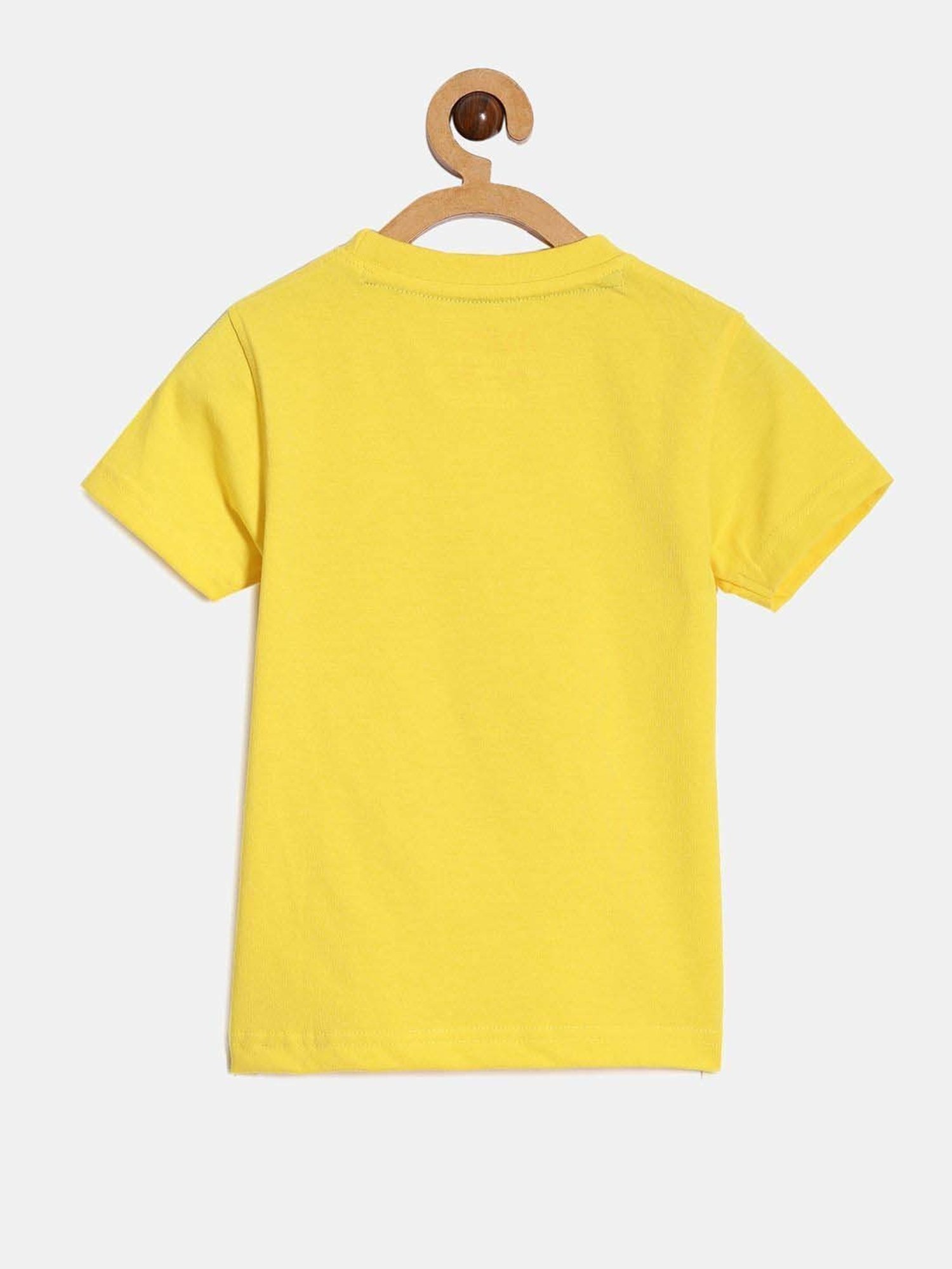 Dixcy Scott Originals Kids Yellow & Blue Cotton Printed T-Shirt