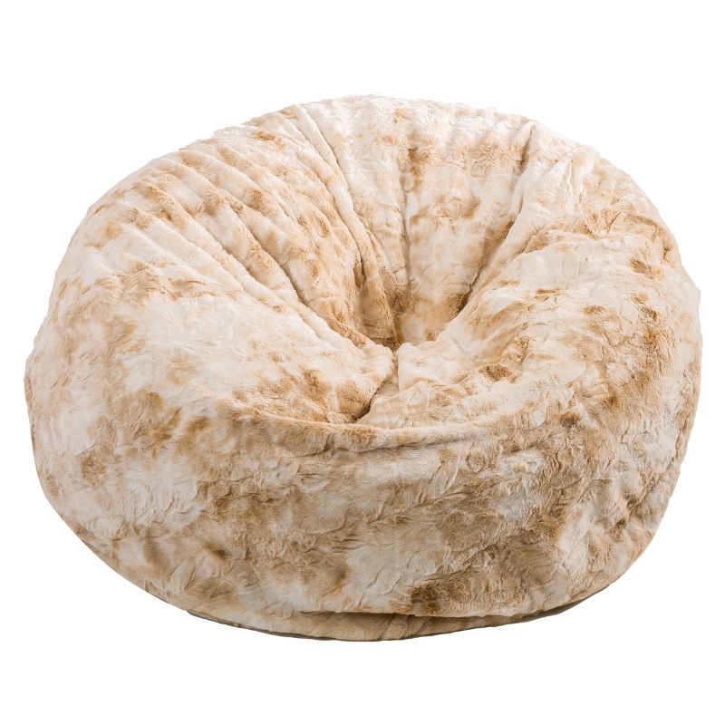 Axelle Faux Sheep Accent Lounger White - Picket House Furnishings