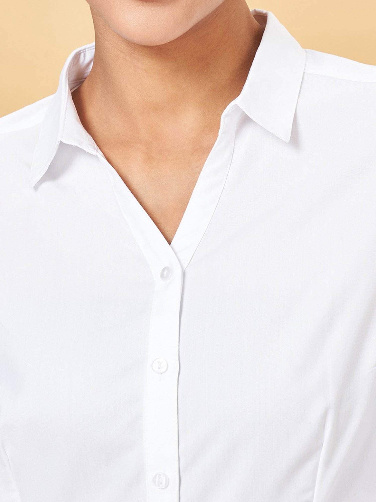 Style Quotient Brown Regular Fit Formal Shirt