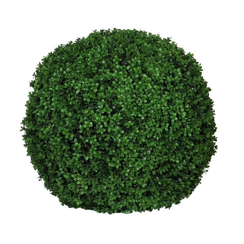 Medium Boxwood Indoor/Outdoor Round Artificial Plant Green - Pottery Pots