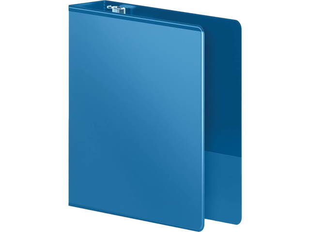 Wilson Jones W363-44-7462PP Heavy Duty Round Ring View Binder with Extra Durable Hinge, 2", PC Blue