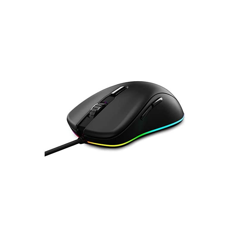 Wired Gaming Mouse 6 Programmable Buttons Ergonomic RGB Gaming Mouse with 168 Million Chroma 7 Backlit for PC Laptop and Notebook