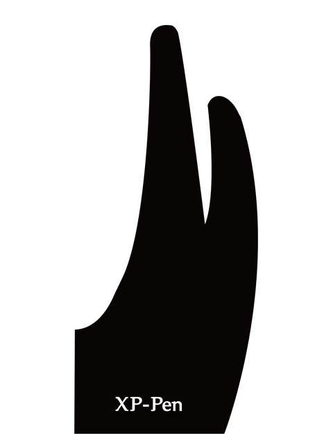 XP-Pen AC01 Artist Anti-fouling Glove Lycra Glove&nbsp;for&nbsp;Drawing&nbsp;Tablet Pen Display LED Light Box Light Table free size(Black)