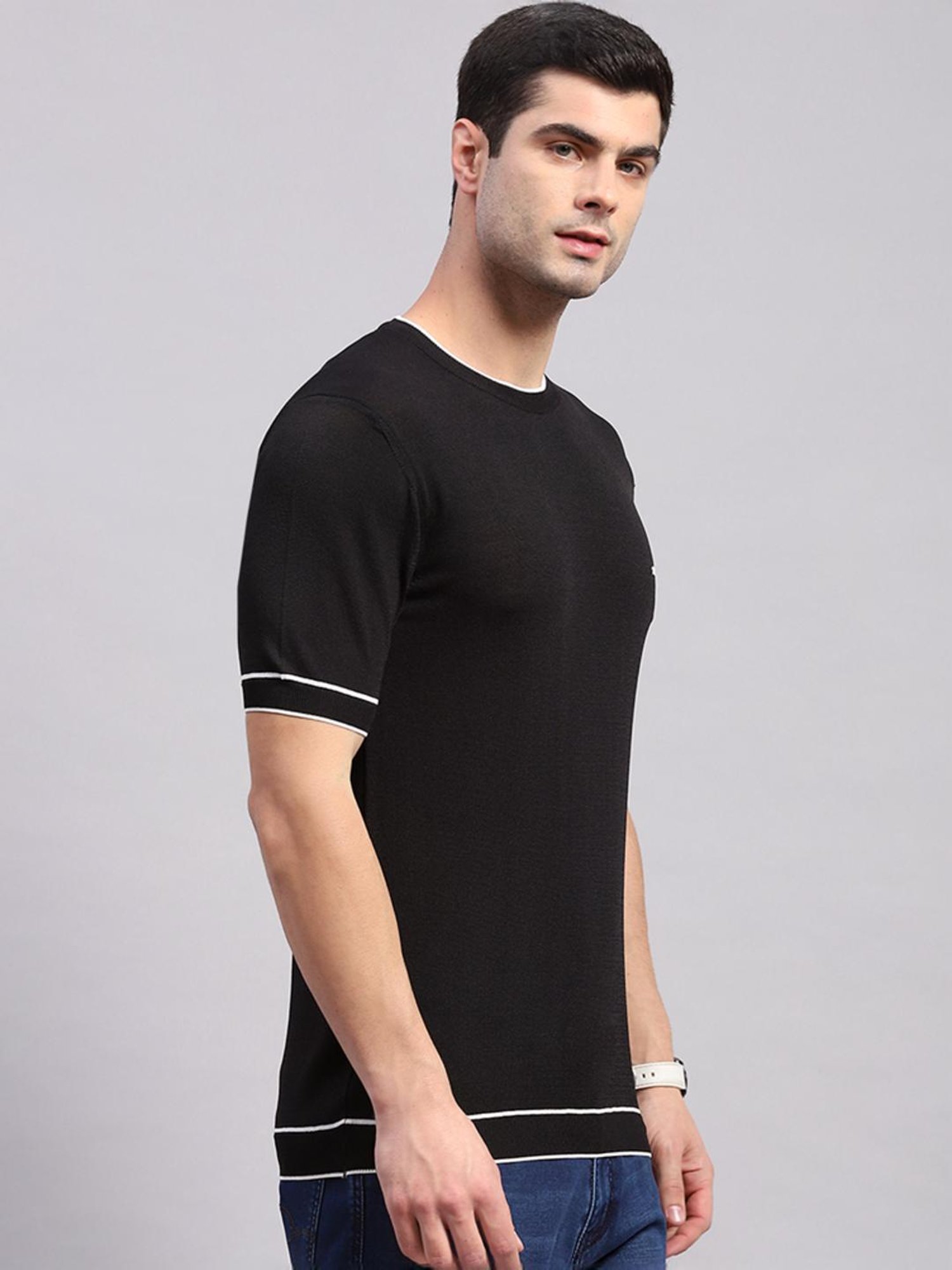 Monte Carlo Black Regular Fit T-Shirt