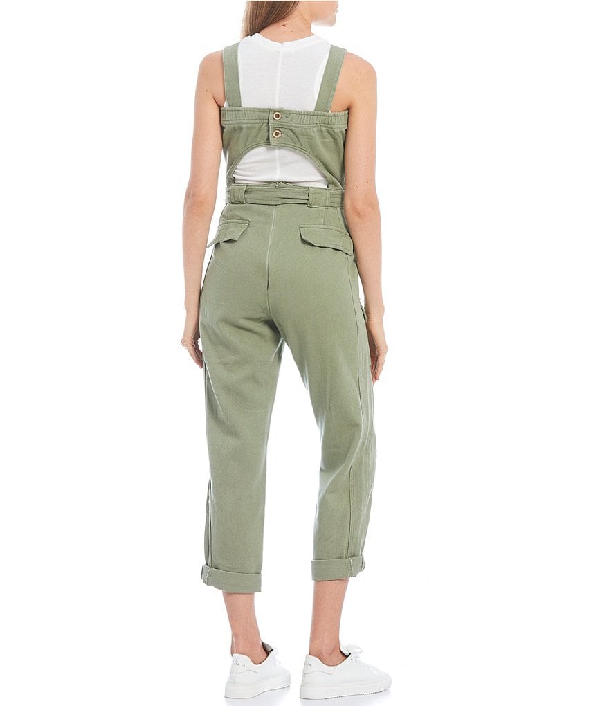 C&V Chelsea & Violet Belted Utility Jumpsuit