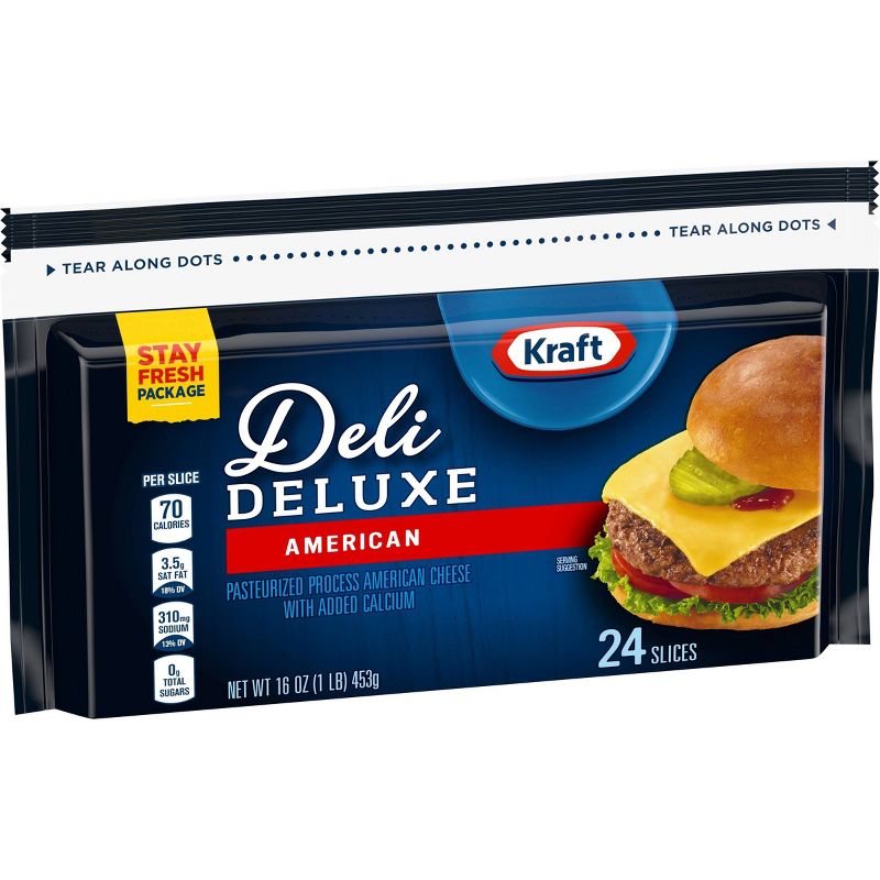 Kraft Deli Deluxe American Cheese Slices - 16oz/24ct