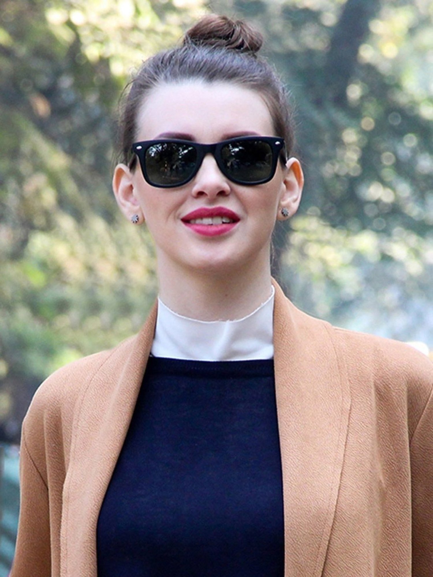 Opium Grey UV Protection Square Sunglasses for Women