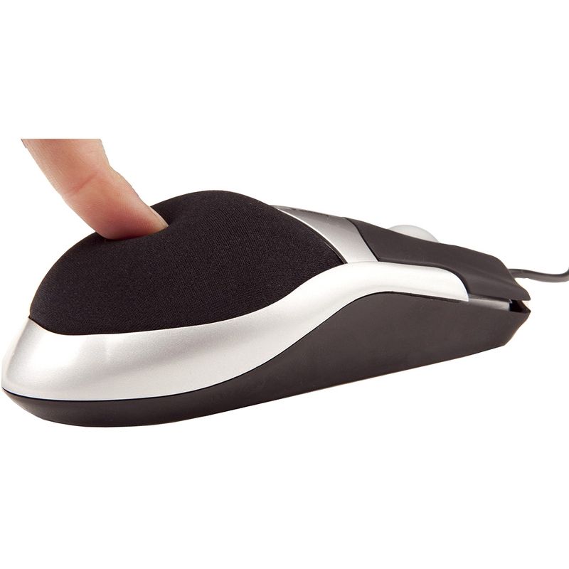 Urban Factory Foamy Mouse - Optical - Cable - USB - 800 dpi - Scroll Wheel