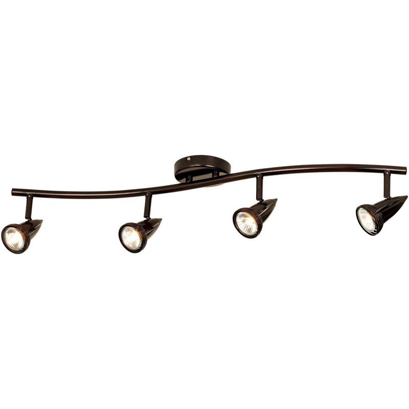 LED Pro Track(R) 4-Light Oil Rubbed Bronze Track Kit Wave Bar