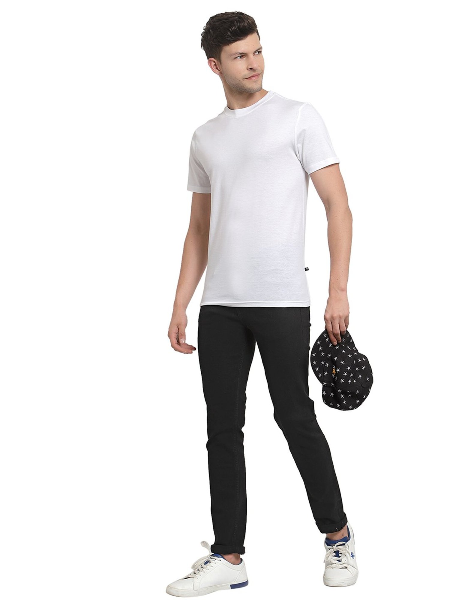 Proteens White Round Neck T-Shirt