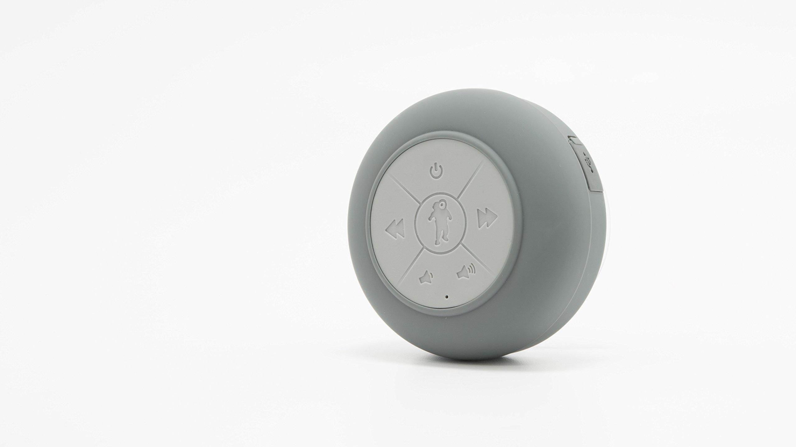 splash tunes pro shower speaker  ultimate shower speaker that is portable, hands free, wireless, water resistant, with built-in