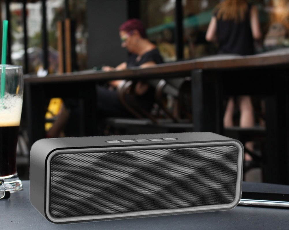 Computer Speakers, ELEGIANT 10W Wired and Bluetooth 5.0 Speaker with Enhanced Stereo Bass Colorful LED Light, Dual-Channel Multimedia Speakers for PC Desktop Laptop Tablet Smartphones MP4 MP3