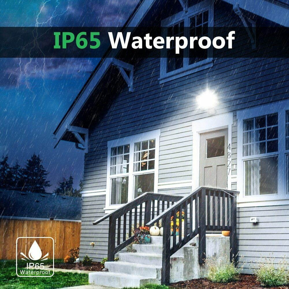 2pcs 100W LED Flood Light Outdoor Garden Lamp Yard Security Landscape Spotlight