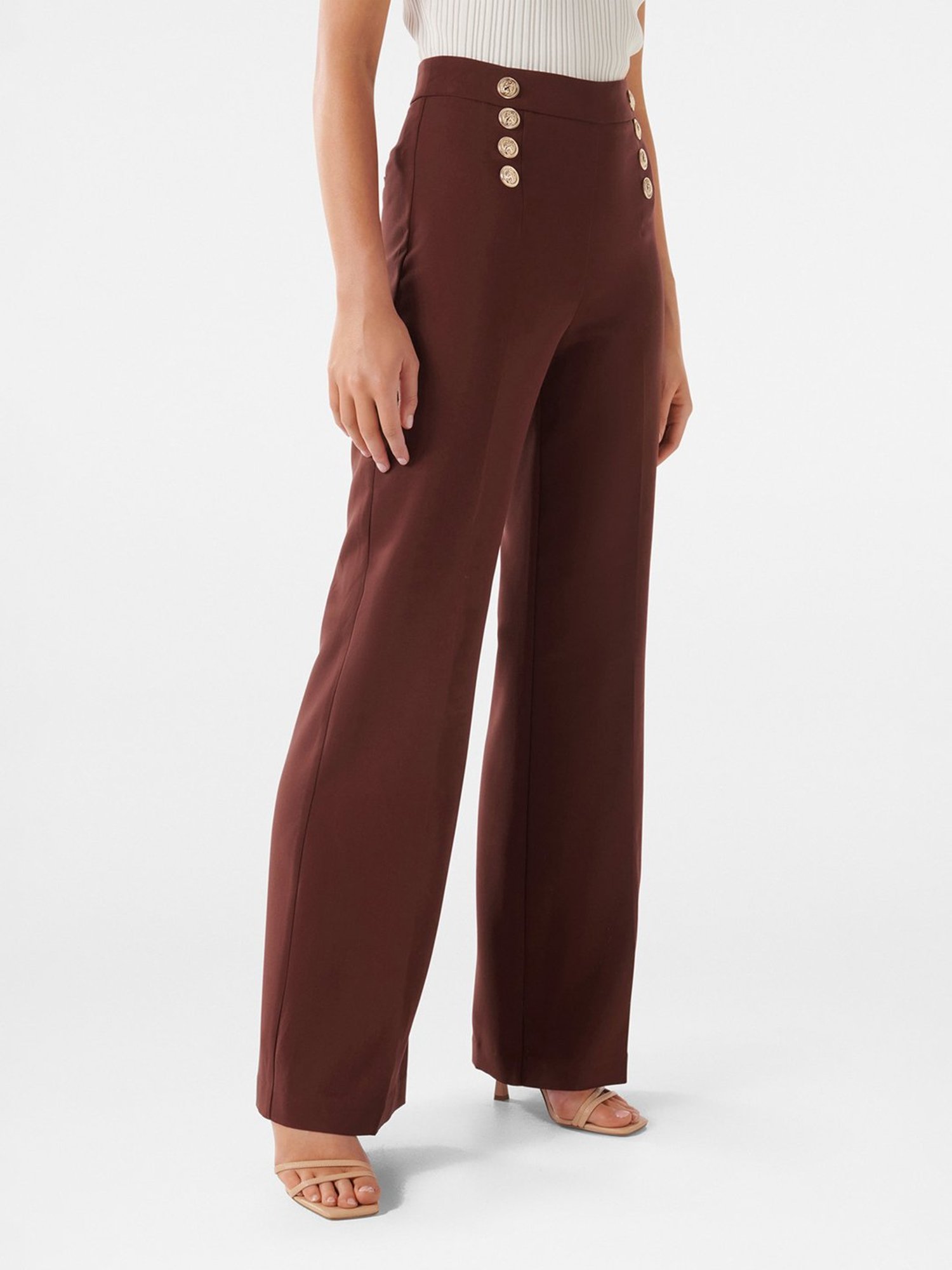 Crozo By Cantabil Black Checks Regular Fit Mid Rise Trousers