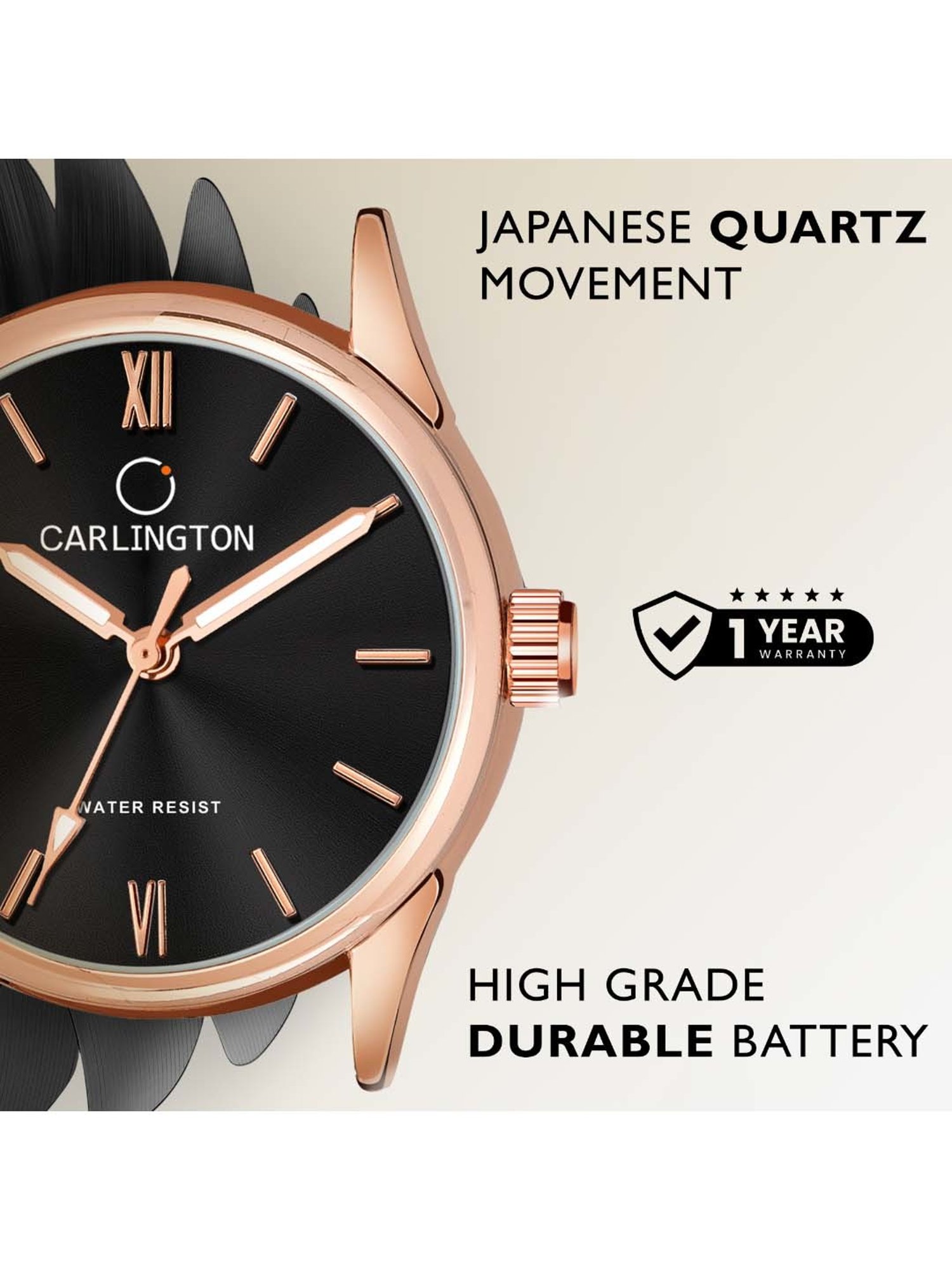 CARLINGTON CT 2008 Analog Watch for Women