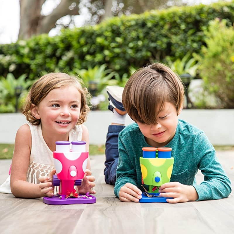 GeoSafari Jr My First Microscope Pink STEM Toy for Preschoolers