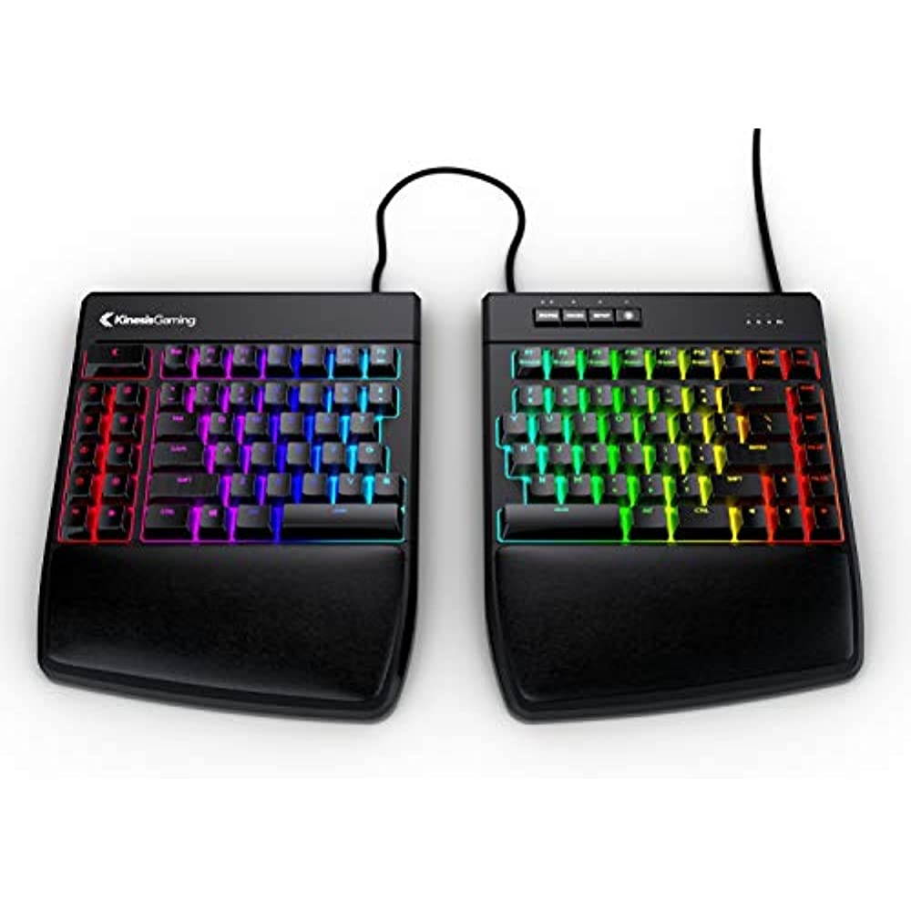 KINESIS Gaming Freestyle Edge RGB Split Mechanical Keyboard (MX Brown)