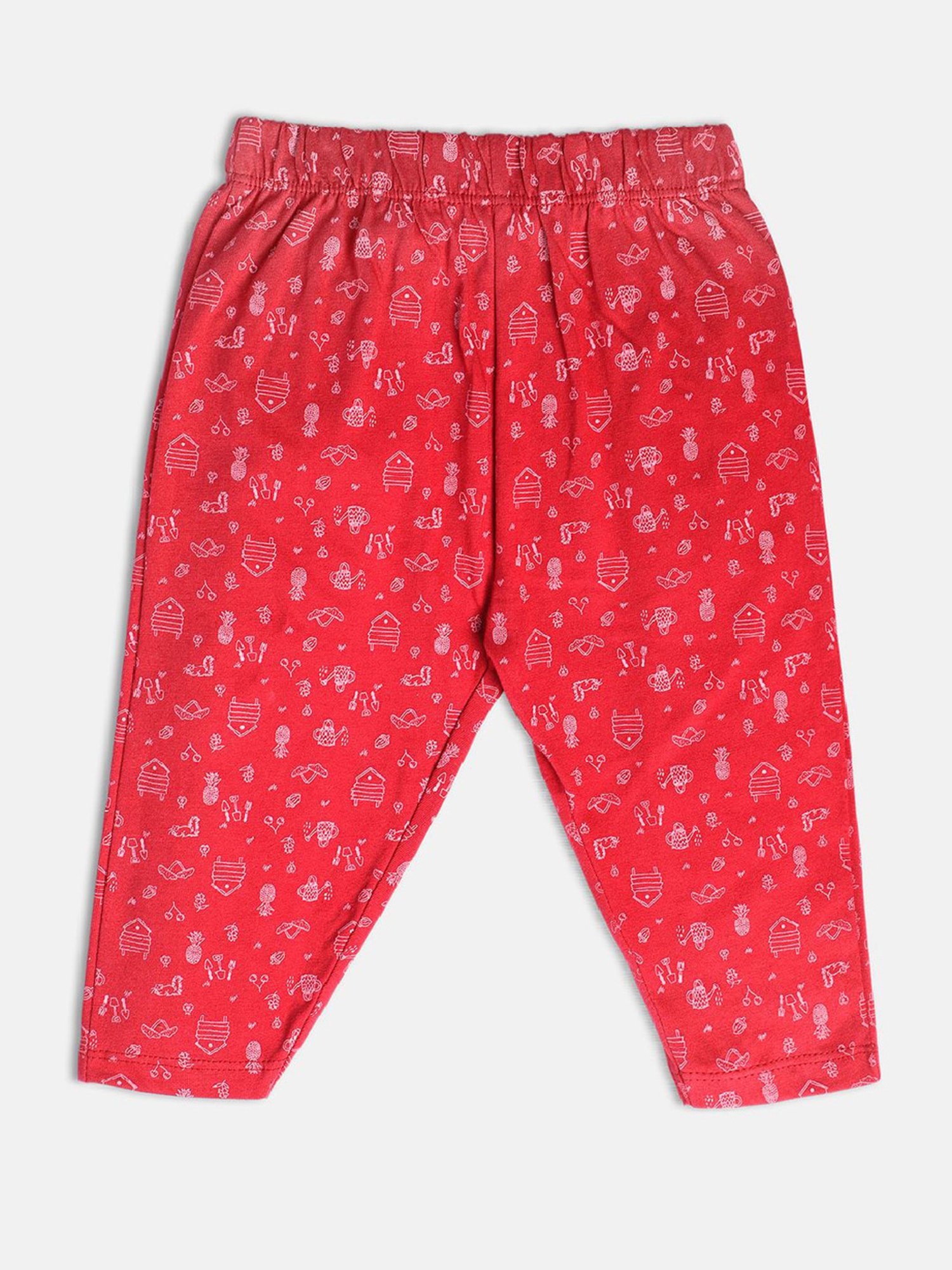 MINIKLUB Kids Red Graphic Print Top with Pants
