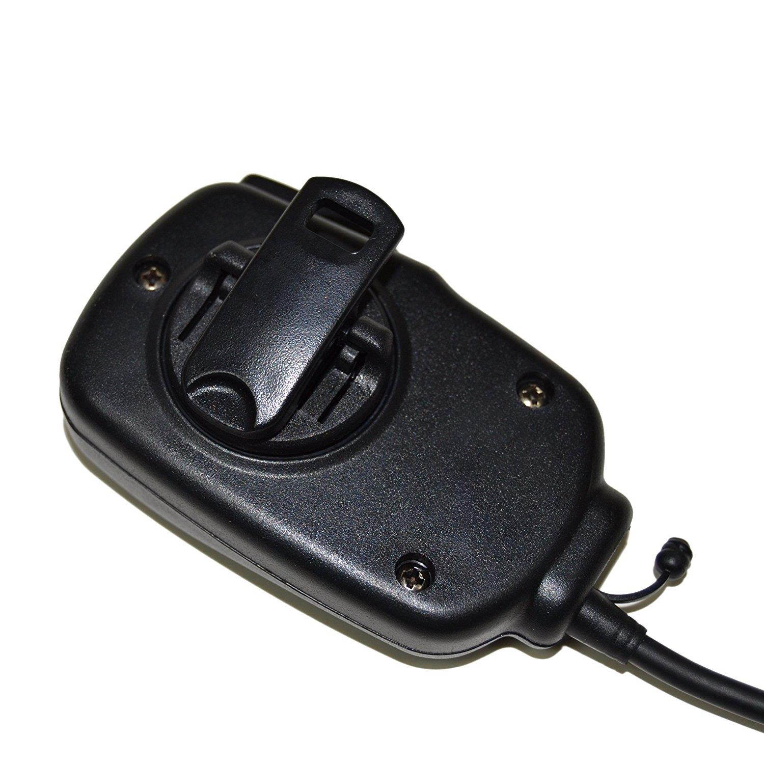 HQRP 2-Pack 2 Pin PTT Mini Speaker Mic for Linton LT-3107, LT-3188, LT-3260, LT-3268 + HQRP UV Meter