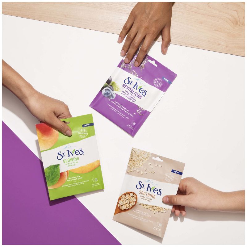 St. Ives Glowing Apricot Face Mask Sheet- 1ct