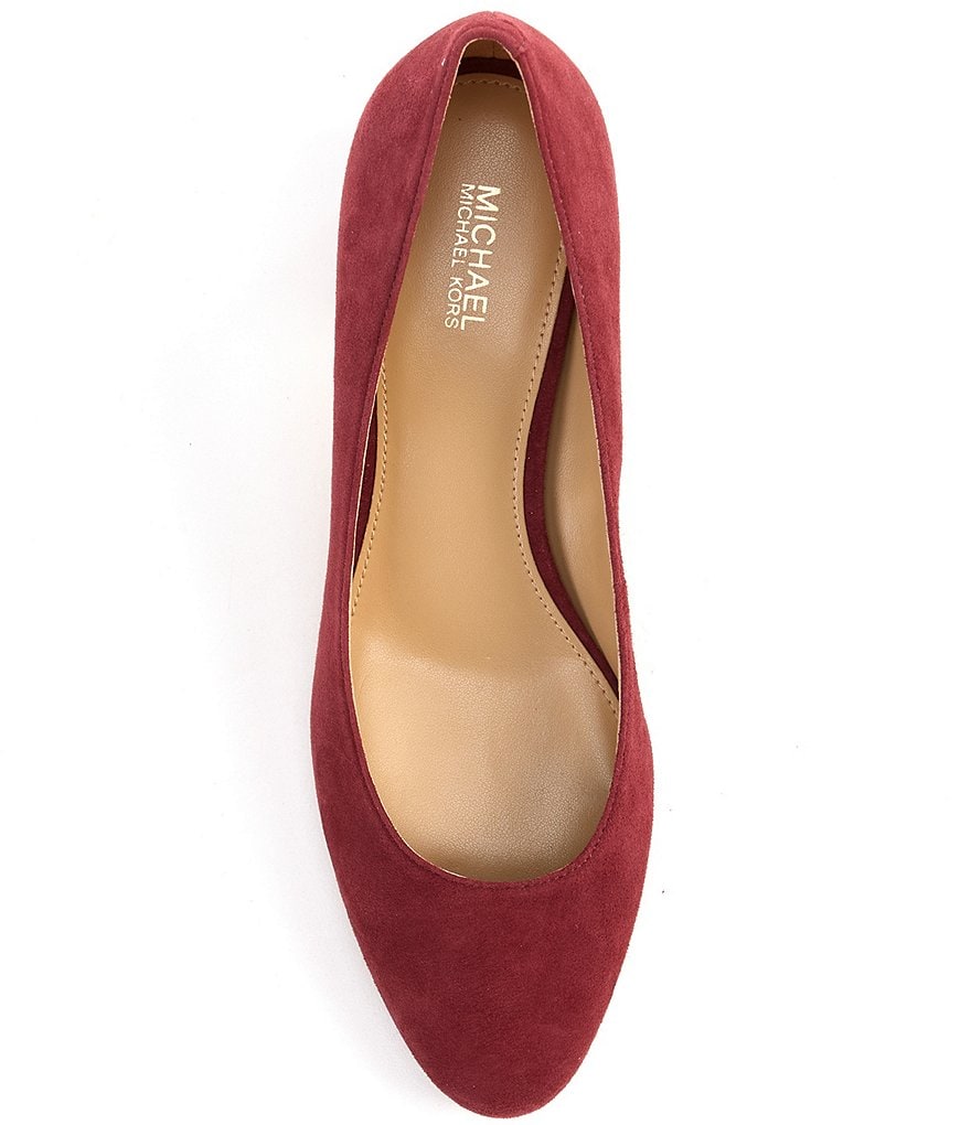 MICHAEL Michael Kors Lana Suede Block Heel Pumps
