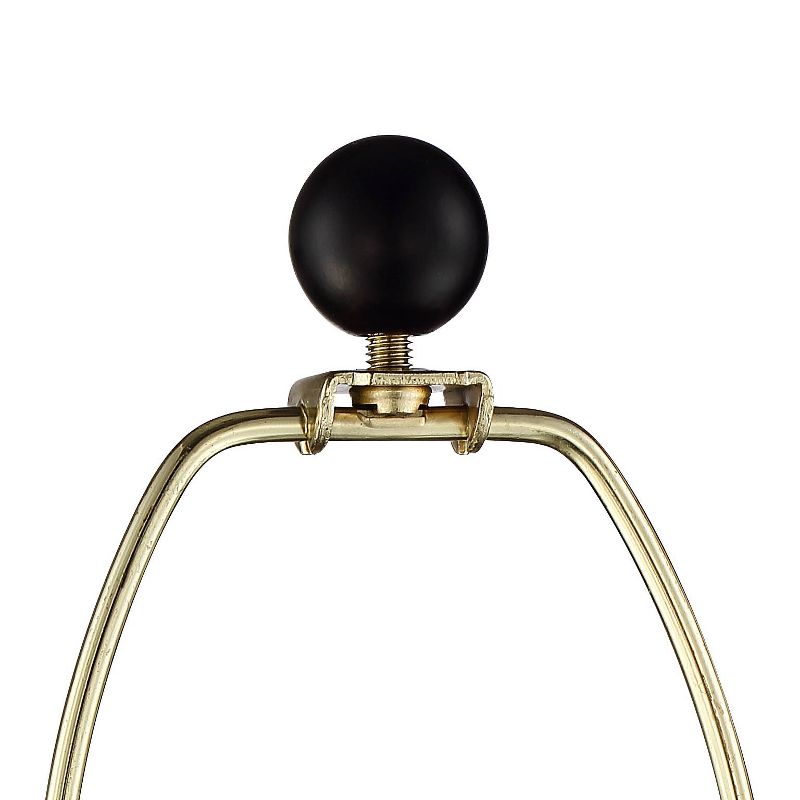 Regency Hill Freddie Bronze Metal Cream Shade Table Lamps Set of 2