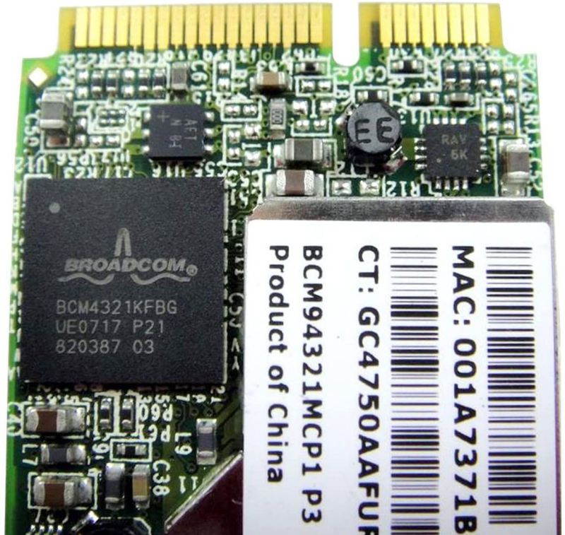 BroadCom BCM94321MC BCM4321 Mini PCIe WLAN WCard 416371 416372 434661 436253 441530 453730-001 453730-002 for HP