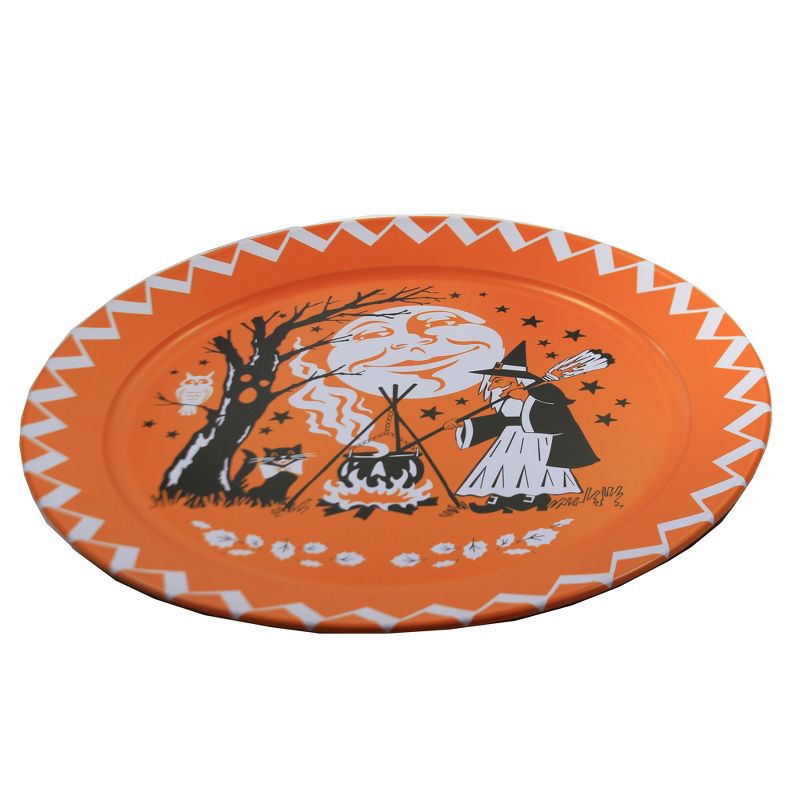 Tabletop 18.0" 18-Inch Halloween Platter Decoration Plate Witch Serve One Hundred 80 Degree  -  Decorative Trays And Platters